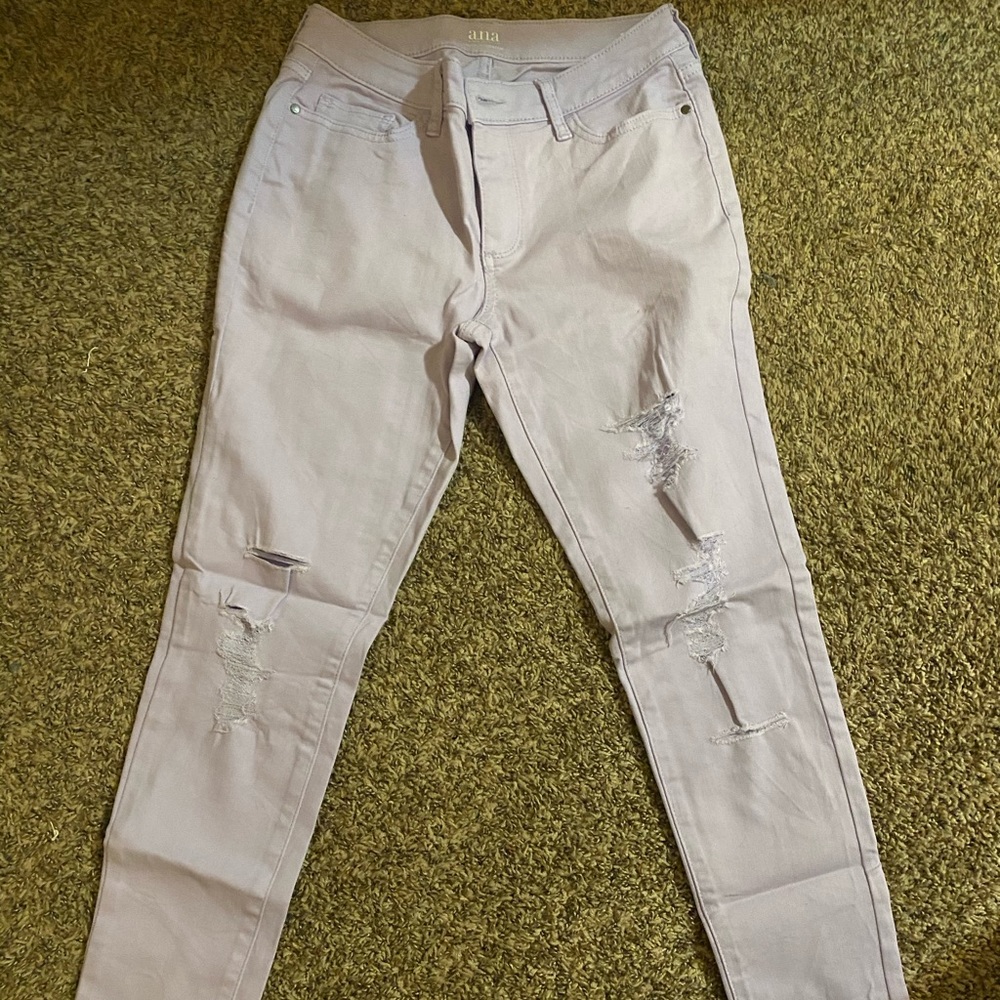 Light purple skinny jeans